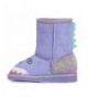 Boots Kid's Cera Dinosaur Boots Fashion - Purple - C2182L6O4ZK $60.54
