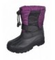 Boots Girls'Snow Goer Boots (Youth Sizes 3-6) - Purple - 6 Youth - CH11XOEB6UJ $31.35