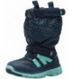 Boots Kids' Made 2 Play Sneaker Boot Snow - Navy/Turquoise - C312O3HH9S7 $76.07