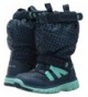 Boots Kids' Made 2 Play Sneaker Boot Snow - Navy/Turquoise - C312O3HH9S7 $76.07