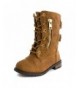 Boots Girls Lace Up Side Zipper Boots (Toddler/Little Kid/Big Kid) - Tan - C518HY7MAQU $38.78