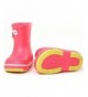 Boots Little Boys Girls Raina Non-Slip EVA Rain Boots - Peach - C1189T3Q87O $14.35