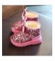Boots Girls Boots - Bunny Kid Boots Warm Winter Sequin Waterpoof Outdoor Snow Boots (Toddler/Little Kids) DTX04-Pink-28 - CL1...