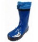 Boots Toddler and Youth Kids Unisex Shark Rain Snow Boots w/Tie and Lining Boys and Girls - CY12509MQNB $31.73