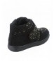 Boots Fremont-39k Youth Girl's Kid's Round Toe Flat Heel Lace Up Tennis Shoes - Black - C8180EH2TH6 $34.62