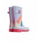 Boots Baby Girl's Printed Welly Rain Boot (Toddler/Little Kid/Big Kid) Blue Rainbow 2 M US Little Kid - CC18EM398HH $70.43