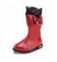 Boots Maxu Red Bowtie Princess Lace Child High Boots - Red - C4128VCGQAH $44.30