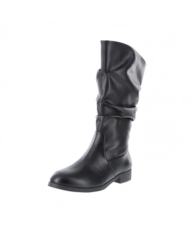 Boots Black Smooth Girls' Pepper Slouch Boot 1 Regular - C618HA7LLEQ $34.09