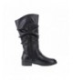 Boots Black Smooth Girls' Pepper Slouch Boot 1 Regular - C618HA7LLEQ $34.09