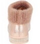 Boots Girls' Slip-On Knit Sweater Cuff Glitter Crystal Rhinestone Bootie (Toddler/Little Kid) - Champagne - CP18IGKR04A $26.01