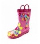 Boots Butterfly Girls Rain Boots (Toddler/Little Kid) - Butterfly Pink - CE12GJHZQMB $27.31