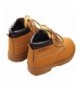 Boots Baby's Boy's Girl's Outdoor Waterproof Lace-up Hiking Ankle Boots (Toddler/Little Kid) - Yellow/Tan - CQ1866L5UHM $34.33