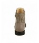 Boots Diamond Cutouts Round Toe Ankle Boot - Grey - CR12FP7DGIR $31.55