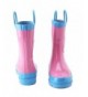 Boots Kids Girls' Hello Kitty Character Printed Waterproof Easy-On Rubber Rain Boots (Toddler/Little Kids) - CY11CMT39QL $47.38