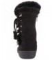 Boots Kids Girls' Plush Fashon Pull-on Microfiber Bootie Boot - Avianna Black - C112COKEOYD $63.66