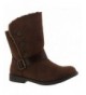 Boots Kids Girls Katti Leather Knee High Zipper Riding Boots - Whiskey Oiled Microfiber - CQ180OINANS $59.52