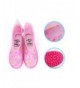 Boots Girl Kids Pink Waterproof PVC Rain Boots (Toddler/Little Kid) - Pink - CS18HLXCWGM $36.89