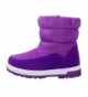 Boots Boys Girls Little Kids/Big Kids Winter Snow Boots Outdoor Waterproof - Purple - CI18IK6IWO8 $57.92