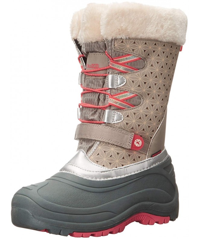 Boots Nydia Girl's Outdoor Snow Boot - Grey/Pink - C412CMW4MD1 $92.66