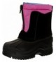 Boots Boy's Snowdrift Boy Ankle-High Leather Boot - Black/Fuchsia - CX127L4H9DZ $58.90