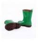 Boots Kids Waterproof Anti-skid Rain Boots Cartoon Animal Pattern Rain Shoes - Green-frog - CW18K6TZAKE $44.76