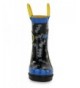 Boots Kids Boys' Batman Character Printed Waterproof Easy-On Rubber Rain Boots (Toddler/Little Kids) - CG12F176BWT $43.71