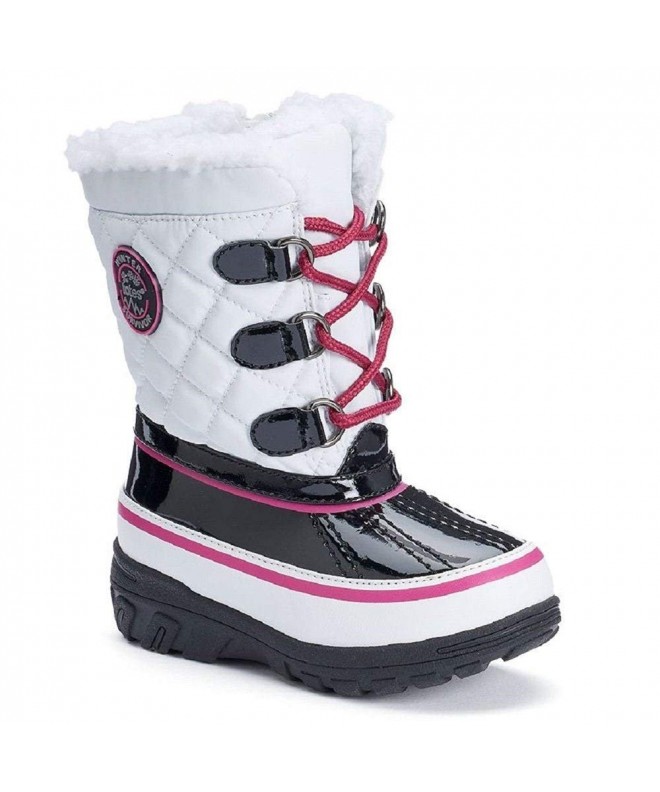 Boots Girls Sophie Duck Boots - White - C017Z5XQ0YG $55.28