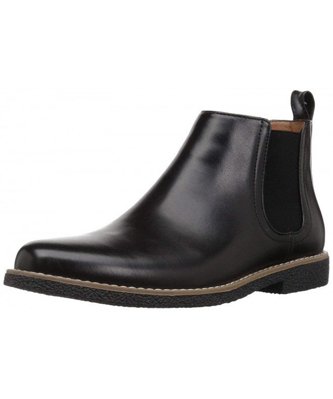 Boots Kids' Zane Memory Foam Dress Comfort Chelsea Boot - Black - CI18CM5IG26 $67.18