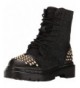 Boots Kids' Big Girl's Rock Star Studded Fashion Boot - Black - CT128EXLE6Z $71.57