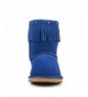 Boots Children's Cute Sheepskin Boots 8752 - Navy Blue - CJ11GGWXQY5 $34.75