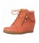 Boots Peter Kids Lace-up High Top Hidden Wedge Sneakers Coral 10 M US Toddler - CV11ODHH5NX $27.30