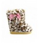 Boots Girl's Leopard Fur Boot - Leopard Fur - CI11THLP8DJ $19.63