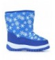 Boots Boy & Girls Snow Boots Winter Outdoor Waterproof Fur Lined (Toddlers/Kids)-TX4-Blue-25 - CD18EK8YIOI $38.40