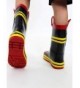 Boots Fireman Firefighter Boys Girls Costume Style Rain Boots (Toddler/Little Kid) - Fire Dept Black - CT12E4GLAM3 $49.62