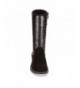 Boots Girls Jewel Sequin Mid Calf Boot Shoes - Black - CW18IKIEL65 $61.72