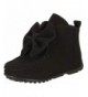 Boots Girl's Lovely Bownot Suede Fur Inner Snow Boots(Toddler/Little Kid) - Black(villus Inside) - C012MAFG38Q $34.77