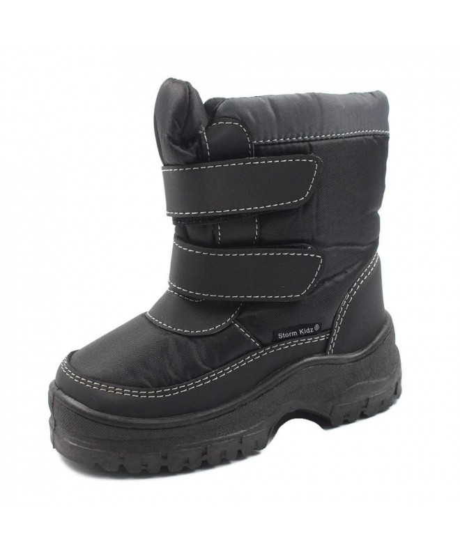 Boots Winter Snow Boots Cold Weather - Unisex Boys Girls (Toddler/Little Kid/Big Kid) Many Colors - Dark Gray - CE12FL09CTP $...