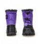 Boots Boys Snow Boots Outdoor Waterproof Cold Weather Winter Boots for Girls(Toddler/Little Kid/Big Kid) - Purple - CW18GEIDL...