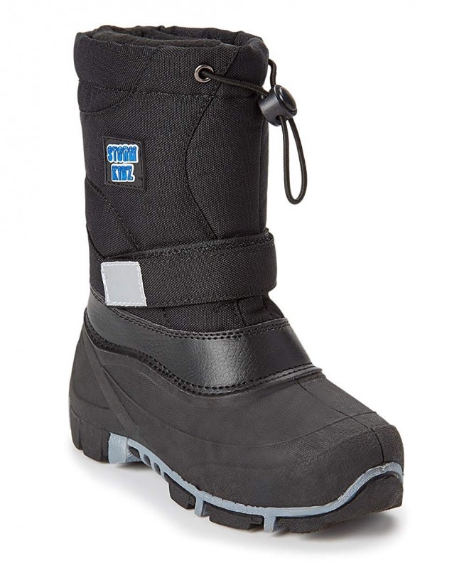 Boots Unisex Waterproof Snow Boots Insulate - Black - CH12HRL4MEV $39.41