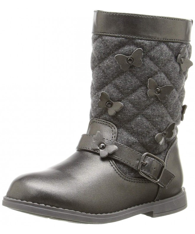 Boots Kids' Lil Gabrielle Pull-On Boot - Grey/Metallic - CX12E9BKQXD $19.40