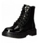 Boots Kids' Big Girl's Ignite Shiny Boot Fashion - Black - CY128EXK2VX $76.43