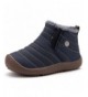 Boots Boy's Girl's Snow Boots Fur Lined Winter Outdoor Slip On Shoes Boots-T.navy-36 - CB18HARSX40 $37.07