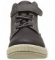Boots Kids' Niles Memory Foam Dress Casual Comfort High Top Sneaker Boot - Black/Grey - C318D0IKLDX $66.99