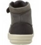 Boots Kids' Niles Memory Foam Dress Casual Comfort High Top Sneaker Boot - Black/Grey - C318D0IKLDX $66.99