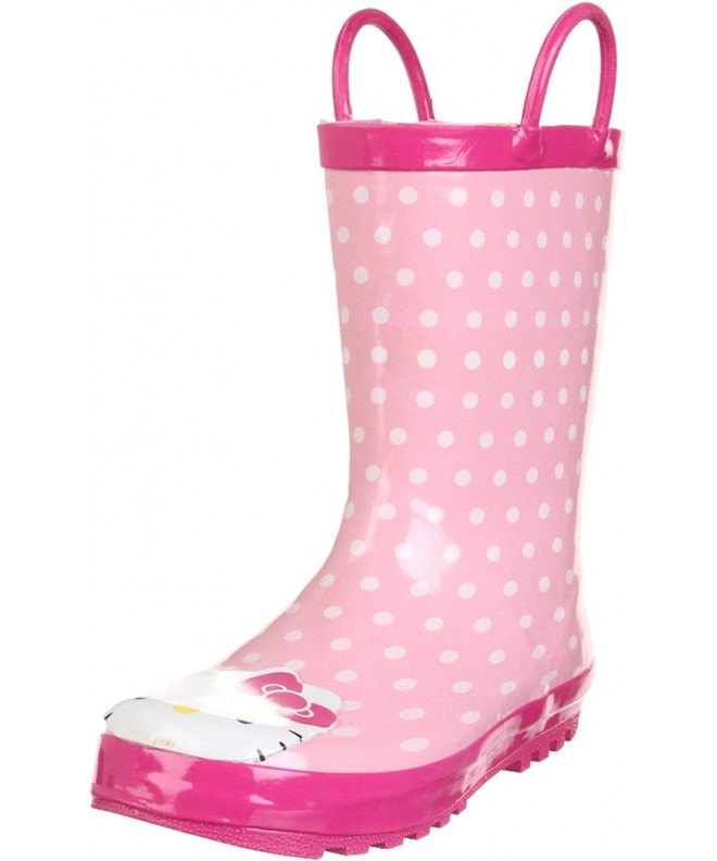 Boots Kids Girls' Waterproof Easy-On Character Rain Boot - Pink - CP1129B1QJ9 $65.91