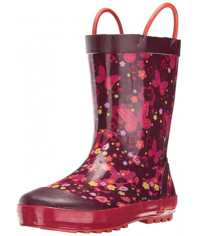 Boots Kids' Flutter Rain Boot - Dark Purple - CR12JRS66EB $49.93