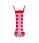Boots Summer Sale Red and Pink Super Stripes Rain Boots - CT18270YYUI $27.79
