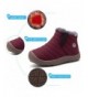Boots Boy's Girl's Snow Boots Fur Lined Winter Outdoor Slip On Shoes Boots-T.wine-35 - CJ18HAHUGHU $36.00