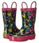 Boots Heart Splatter Rain Boot (Toddler/Little Kid/Big Kid) - Black - CO11U01QON3 $31.91