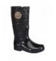 Boots Lucky Top/Little Girl's Rainy-2k Rain Boots - Black - CM185YKOI60 $30.68